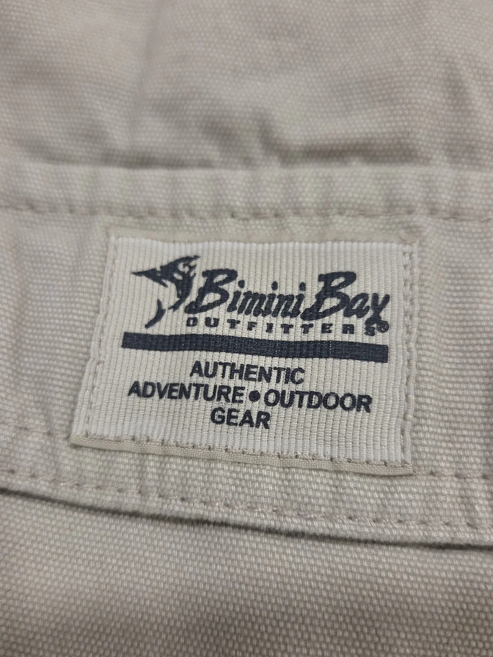 Bimini Bay Performance Gear Shorts Mens 38 Beige Hiking Fishing 100% Cotton